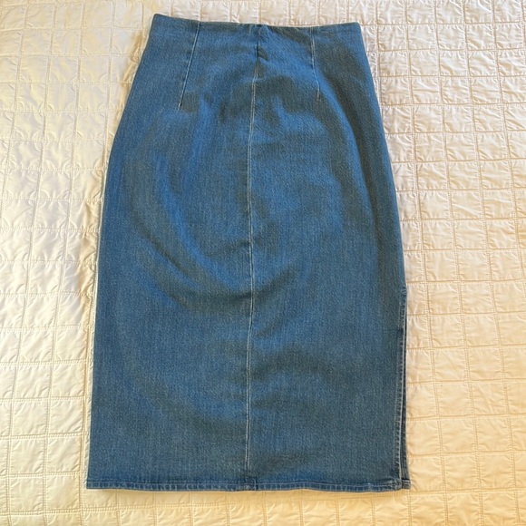 J. Crew Dresses & Skirts - J. Crew jean midi skirt